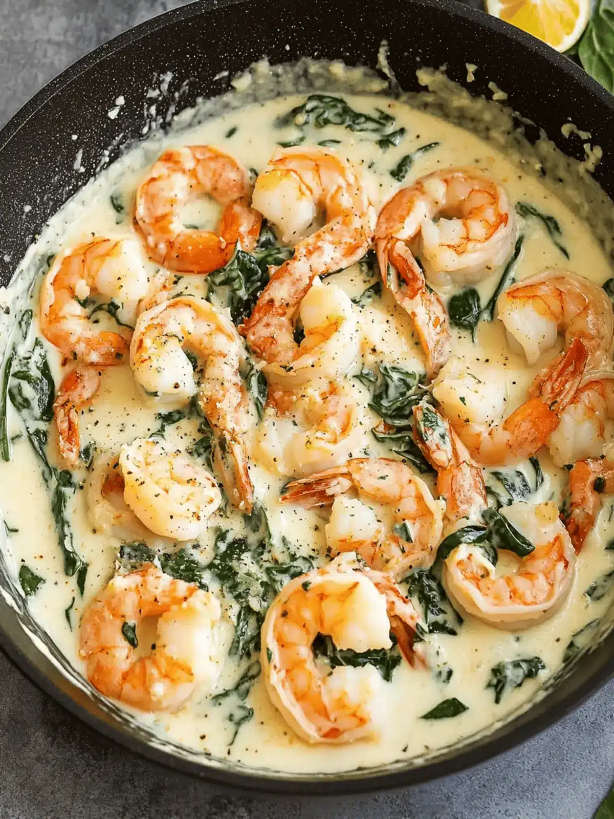 Creamy Parmesan and Spinach Shrimp for Quick Weeknight Bliss 3 Creamy Parmesan and Spinach Shrimp
