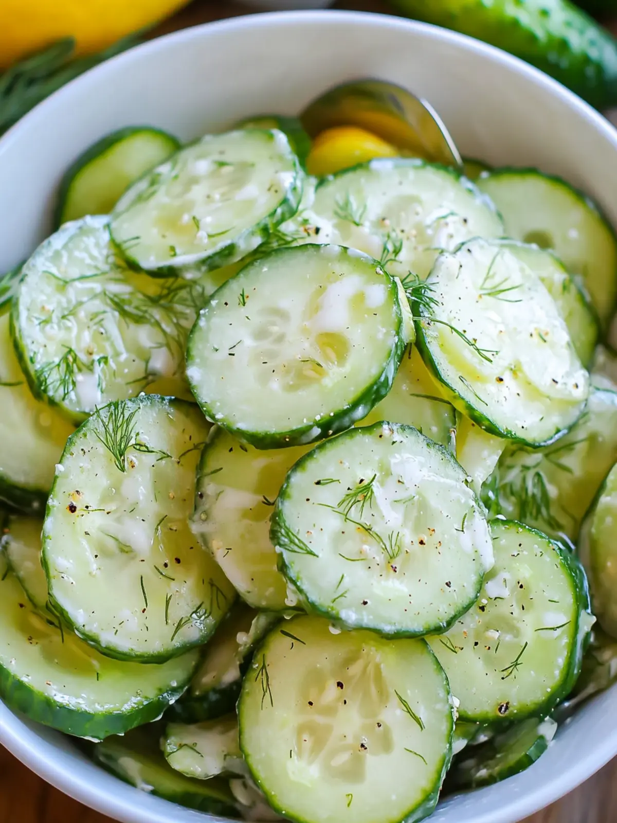 Refreshing Pickle Juice Ranch Cucumber Salad for Summer Fun 3 Pickle Juice Ranch Cucumber Salad