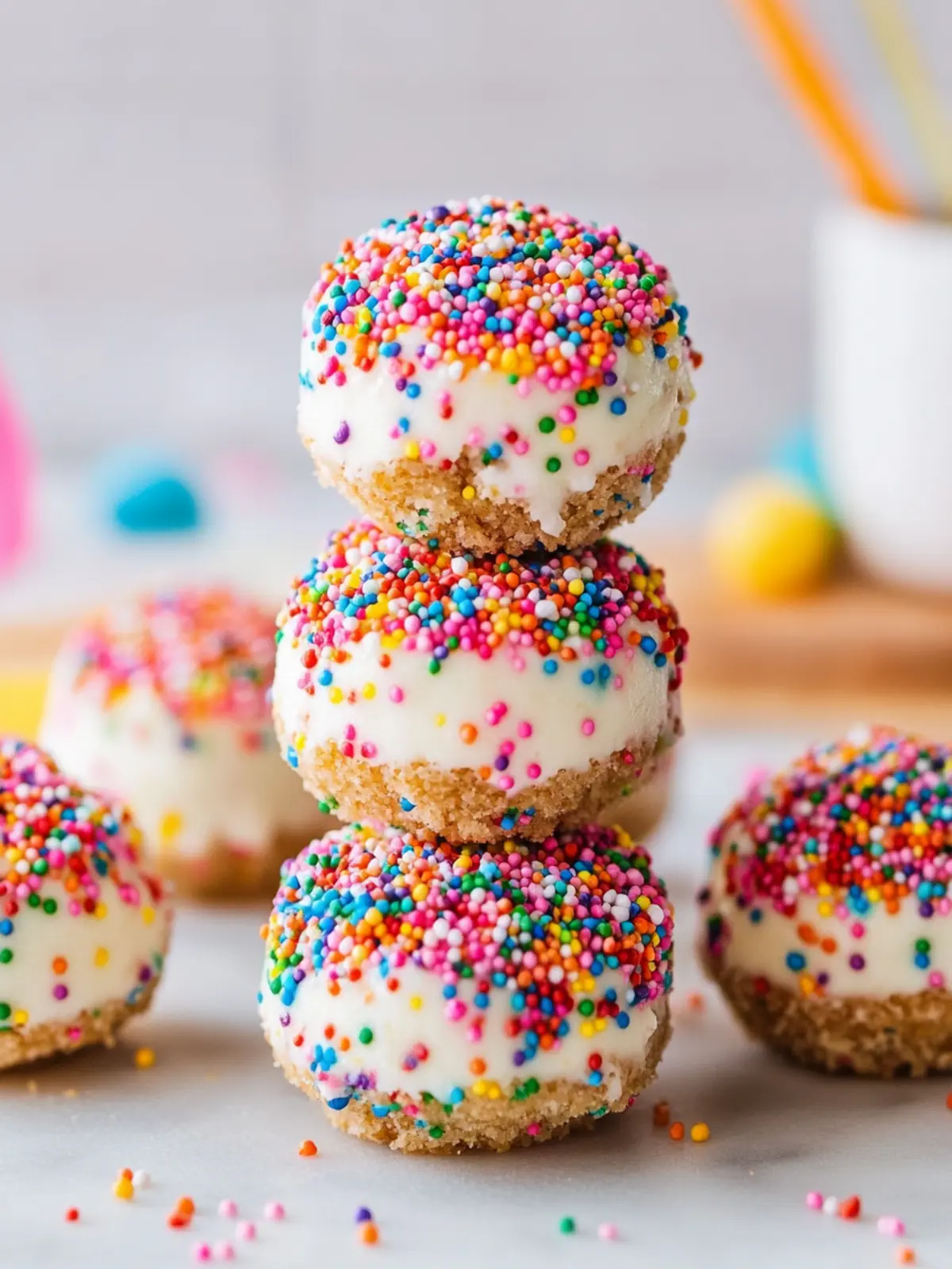 Irresistible Funfetti Cheesecake Bites for Effortless Joy 3 Funfetti Cheesecake Bites