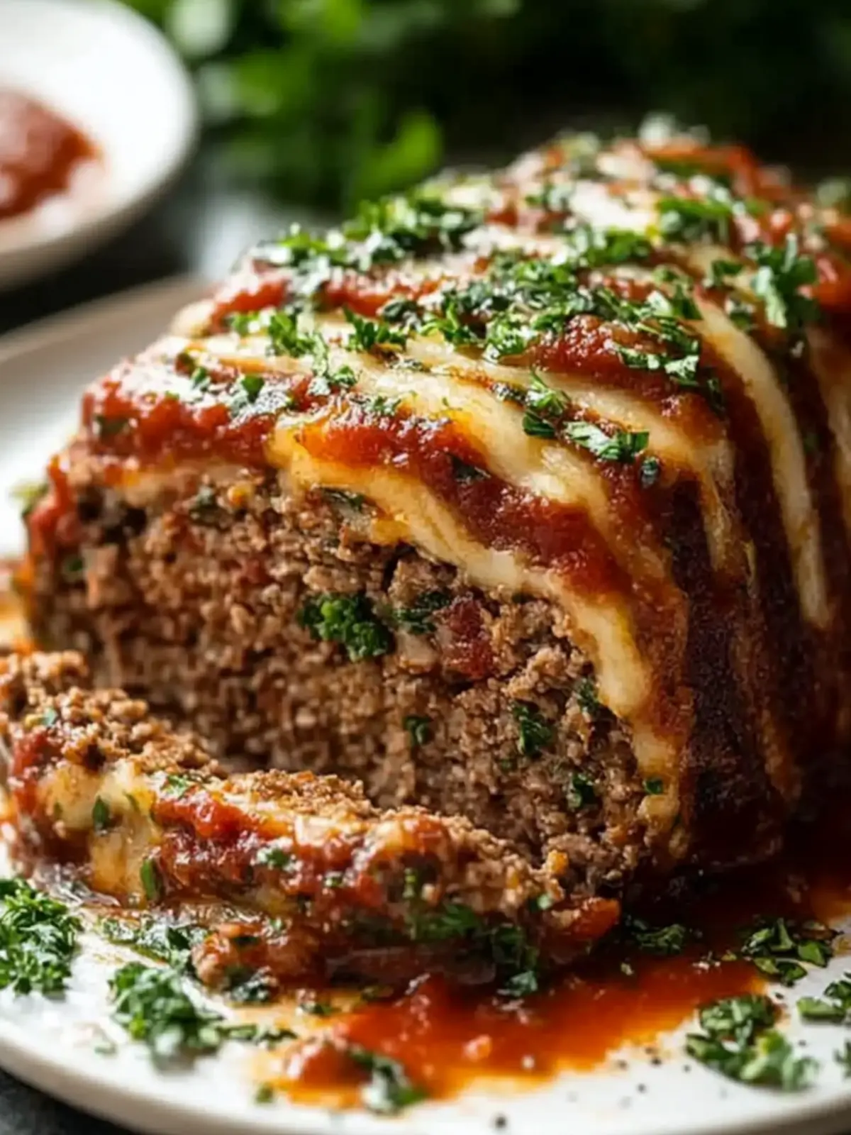 Stuffed Italian Meatloaf: Cheesy Bliss in Every Bite 4 Stuffed Italian Meatloaf