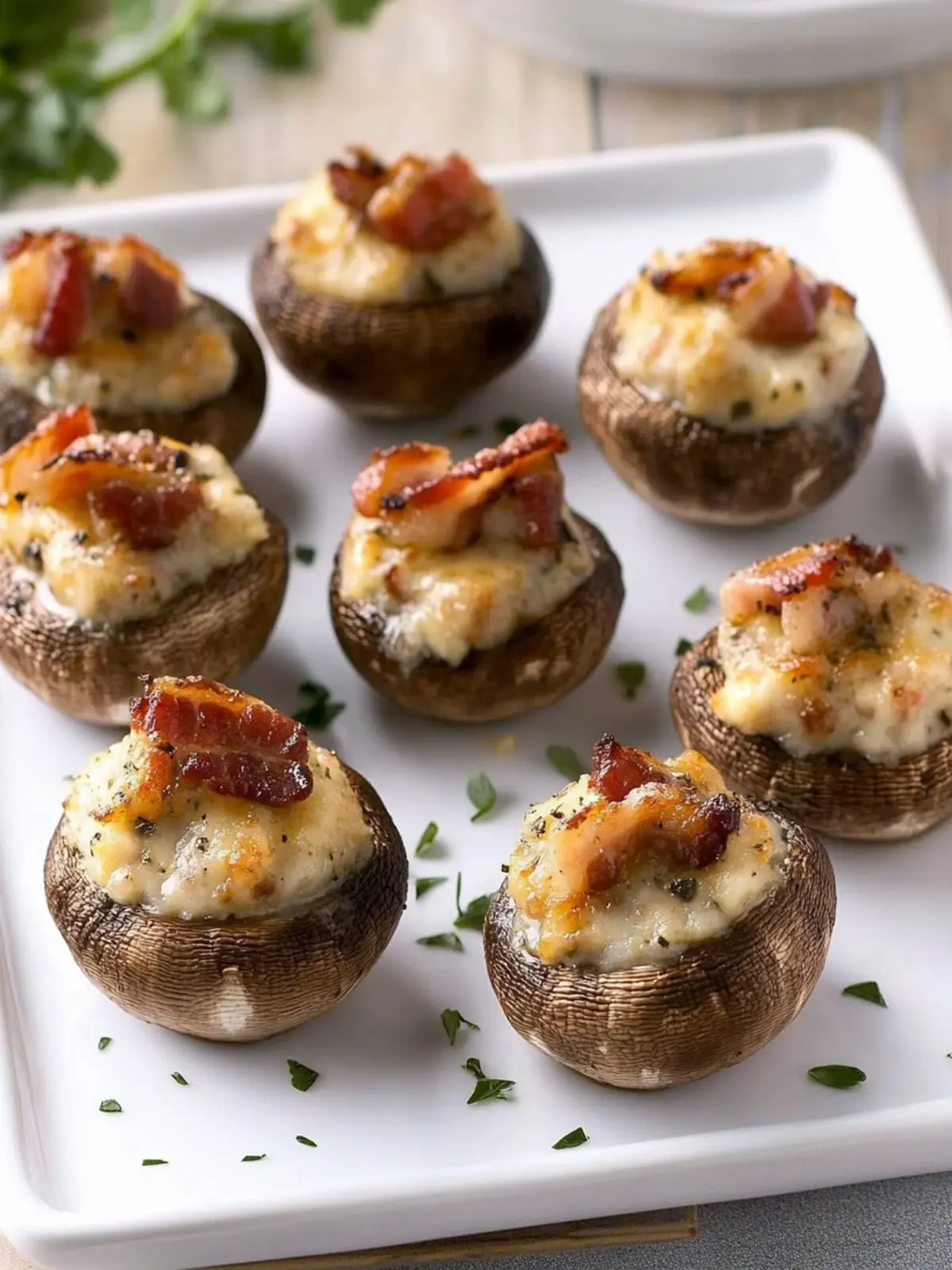 Bacon-Stuffed Mushrooms: Your New Favorite Party Appetizer 3 Bacon-Stuffed Mushrooms
