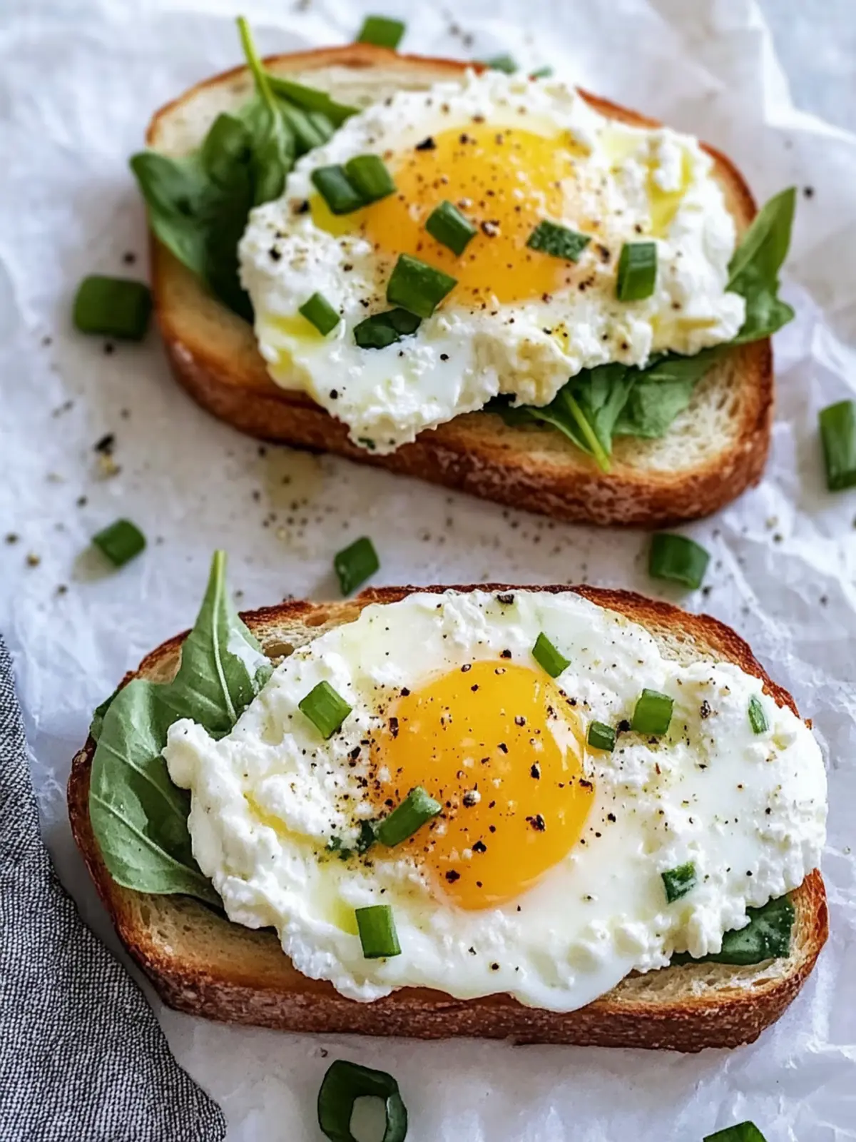 Delicious Egg and Ricotta Toast for a Quick Breakfast Delight 3 Egg and Ricotta Toast