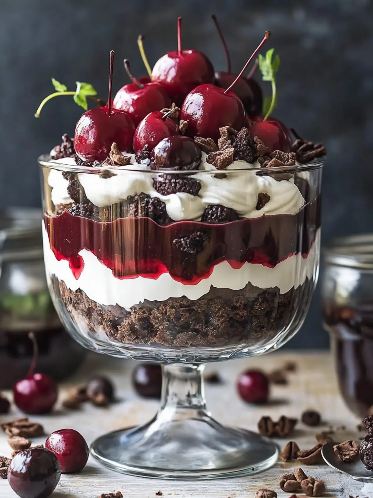 Irresistible Black Forest Trifle: Easy No-Bake Delight 2 Black Forest Trifle