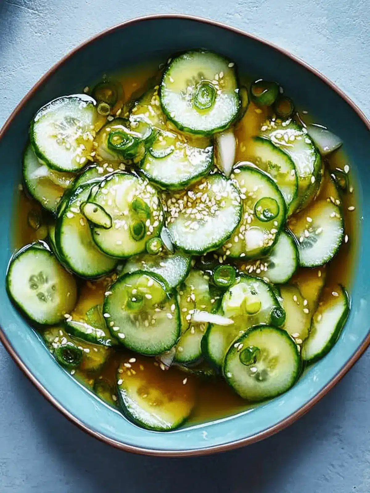 Crispy Cucumber Salad With Soy, Ginger and Garlic Delight 4 Cucumber Salad With Soy, Ginger and Garlic