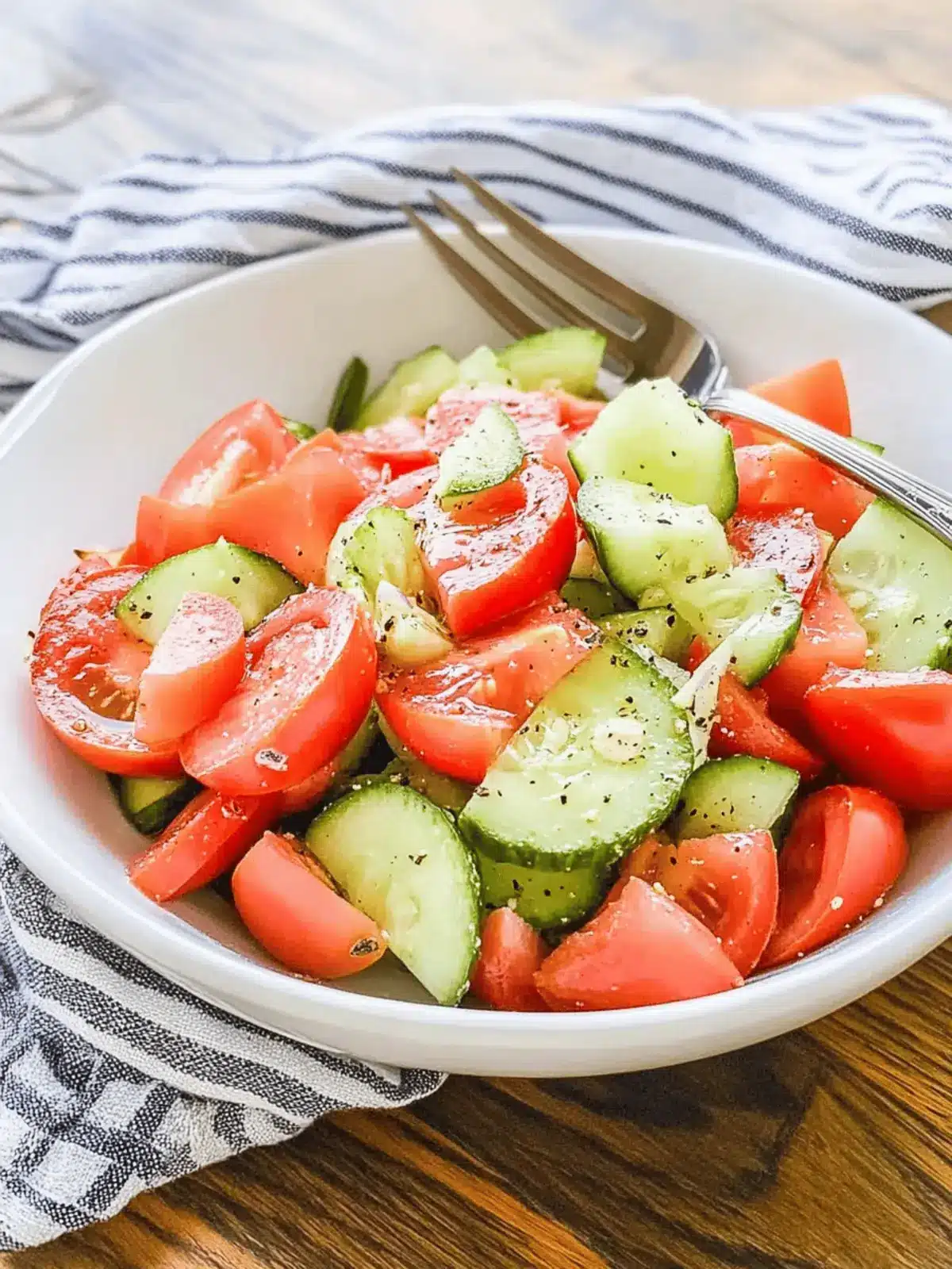 Crisp and Refreshing Cucumber Tomato Salad for Summer Bliss 2 Cucumber Tomato Salad