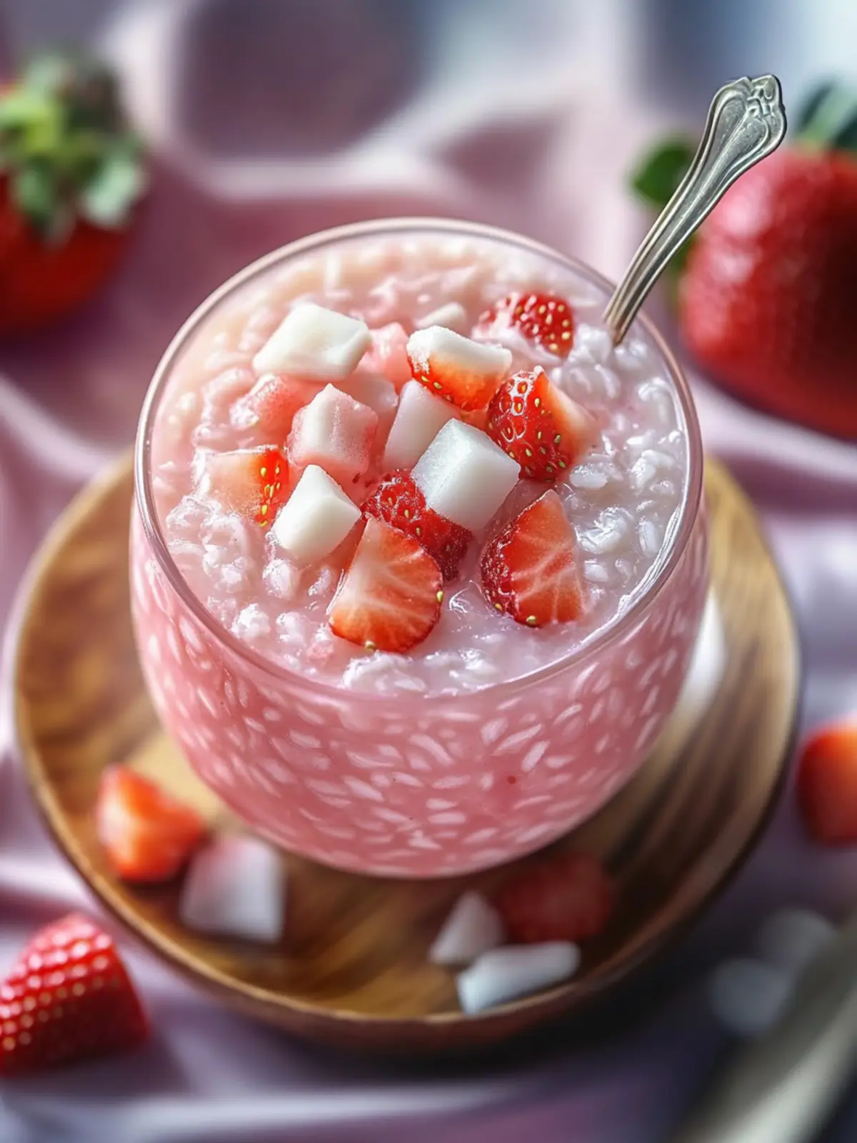 Delicious Strawberry Coconut Tapioca for Ultimate Refreshment 2 Strawberry Coconut Tapioca