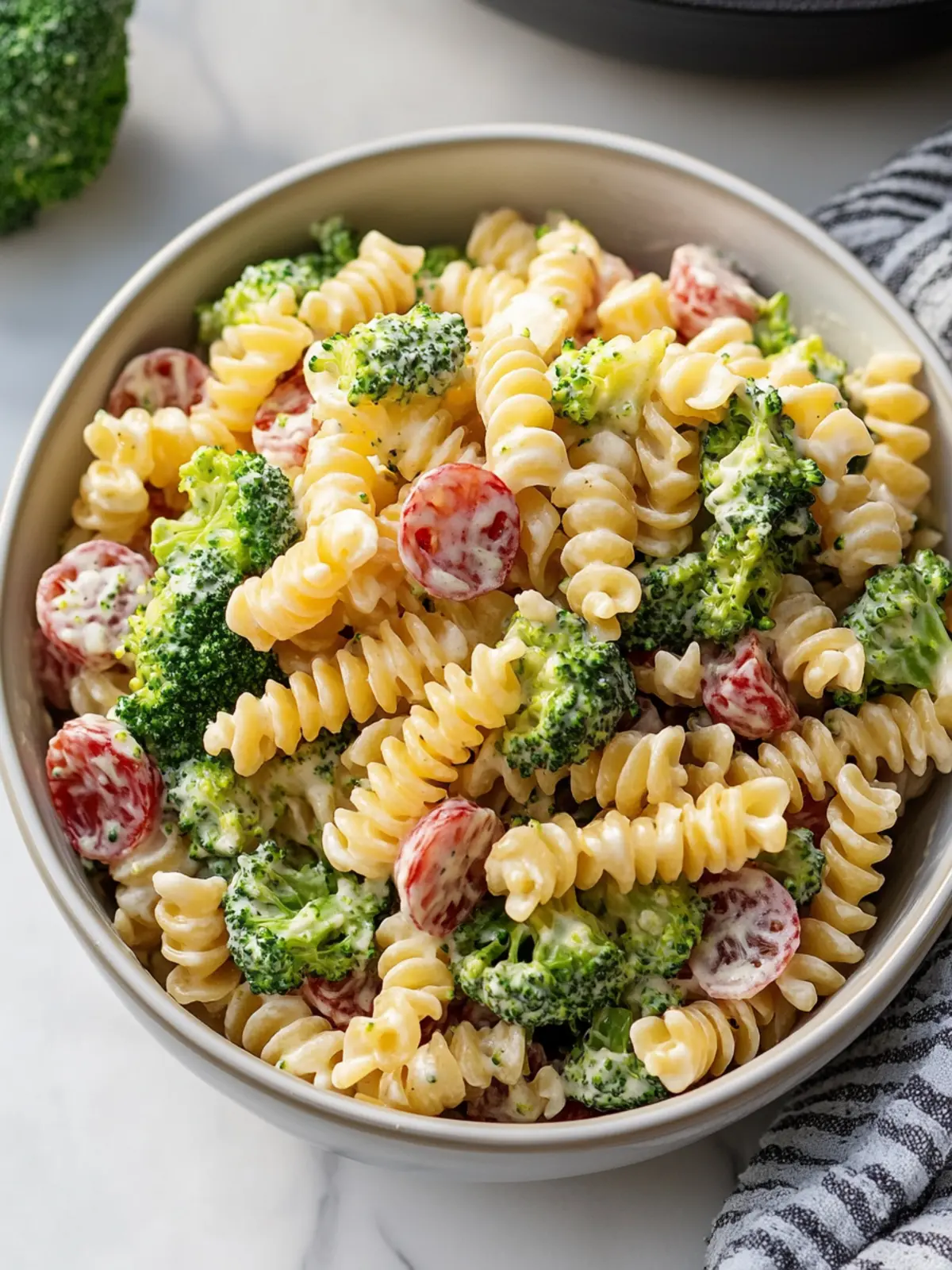 Delicious Broccoli Pasta Salad for Effortless Meal Prep 2 Broccoli Pasta Salad