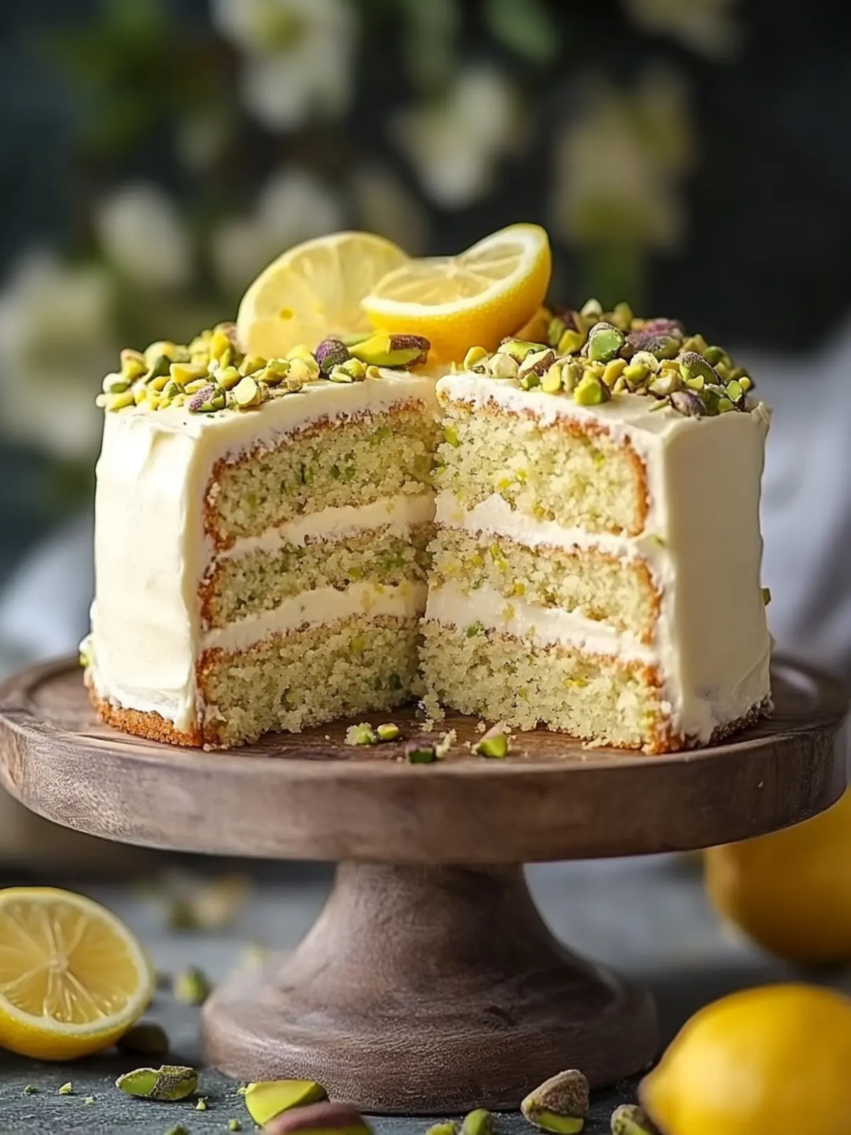 Lemon Pistachio Cake that Will Brighten Your Spring Gatherings 3 Lemon Pistachio Cake