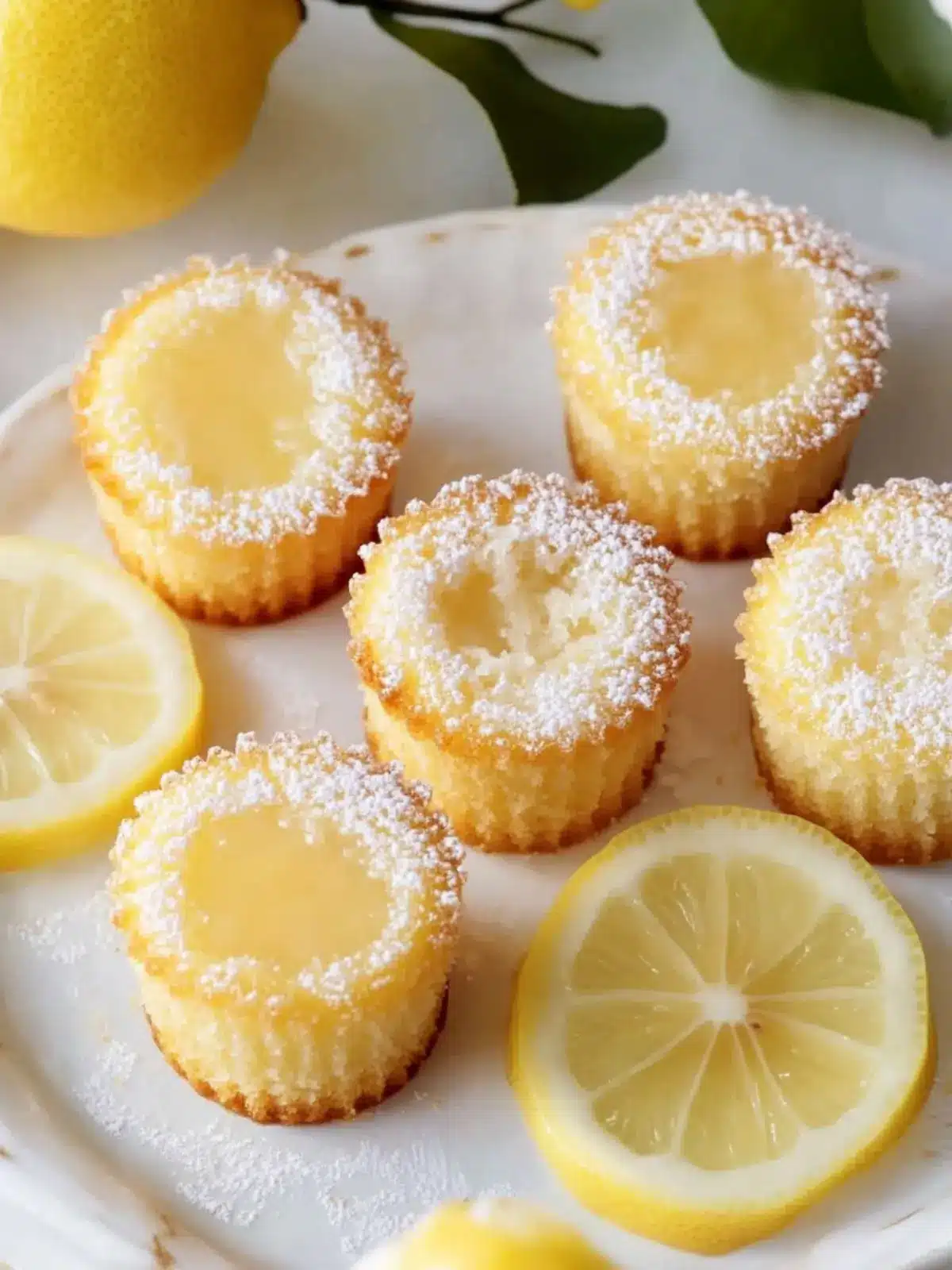 Zesty Mini Lemon Drop Cakes That Will Brighten Your Day 4 Mini Lemon Drop Cakes