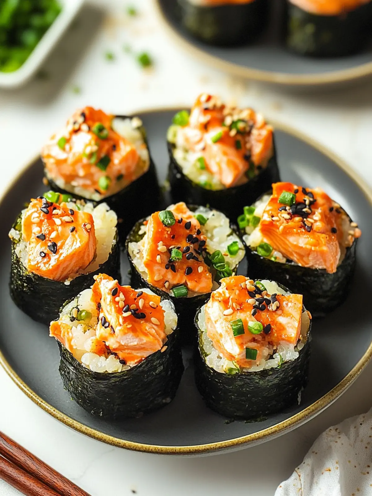 Baked Salmon Sushi Cups: Easy, Delicious, and Totally Addictive 2 Baked Salmon Sushi Cups