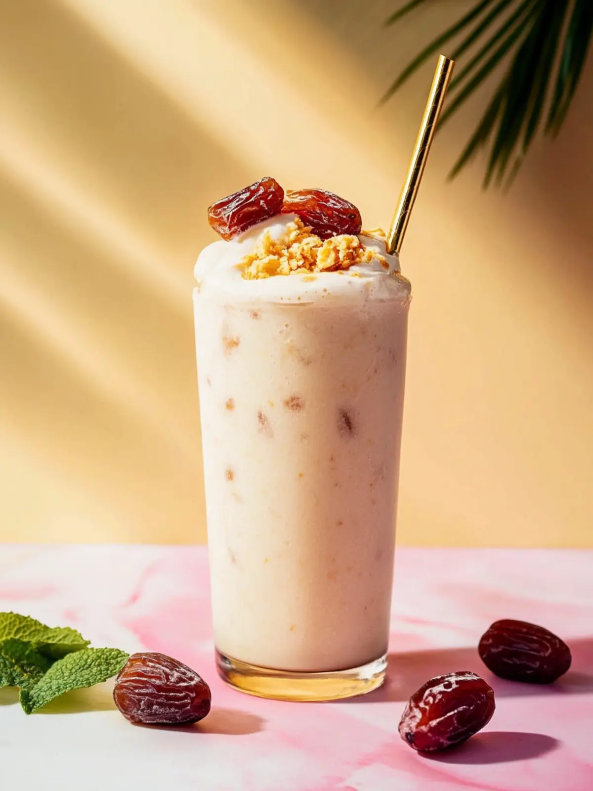 Cool Off with a Creamy Palm Springs Date Shake Delight 2 Palm Springs Date Shake
