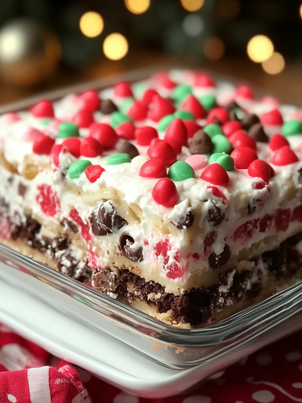 Irresistible Christmas Cookie Lasagna: No-Bake Festive Delight 3 Christmas Cookie Lasagna