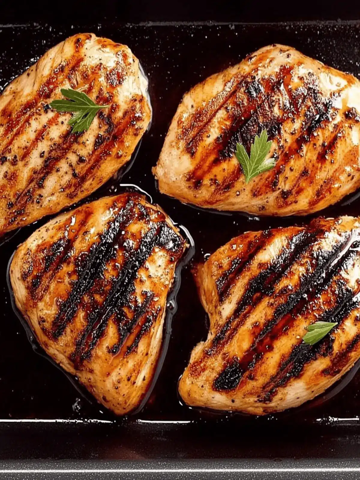 Savory Grilled Chicken Breast with Balsamic Bliss 4 Grilled Chicken Breast