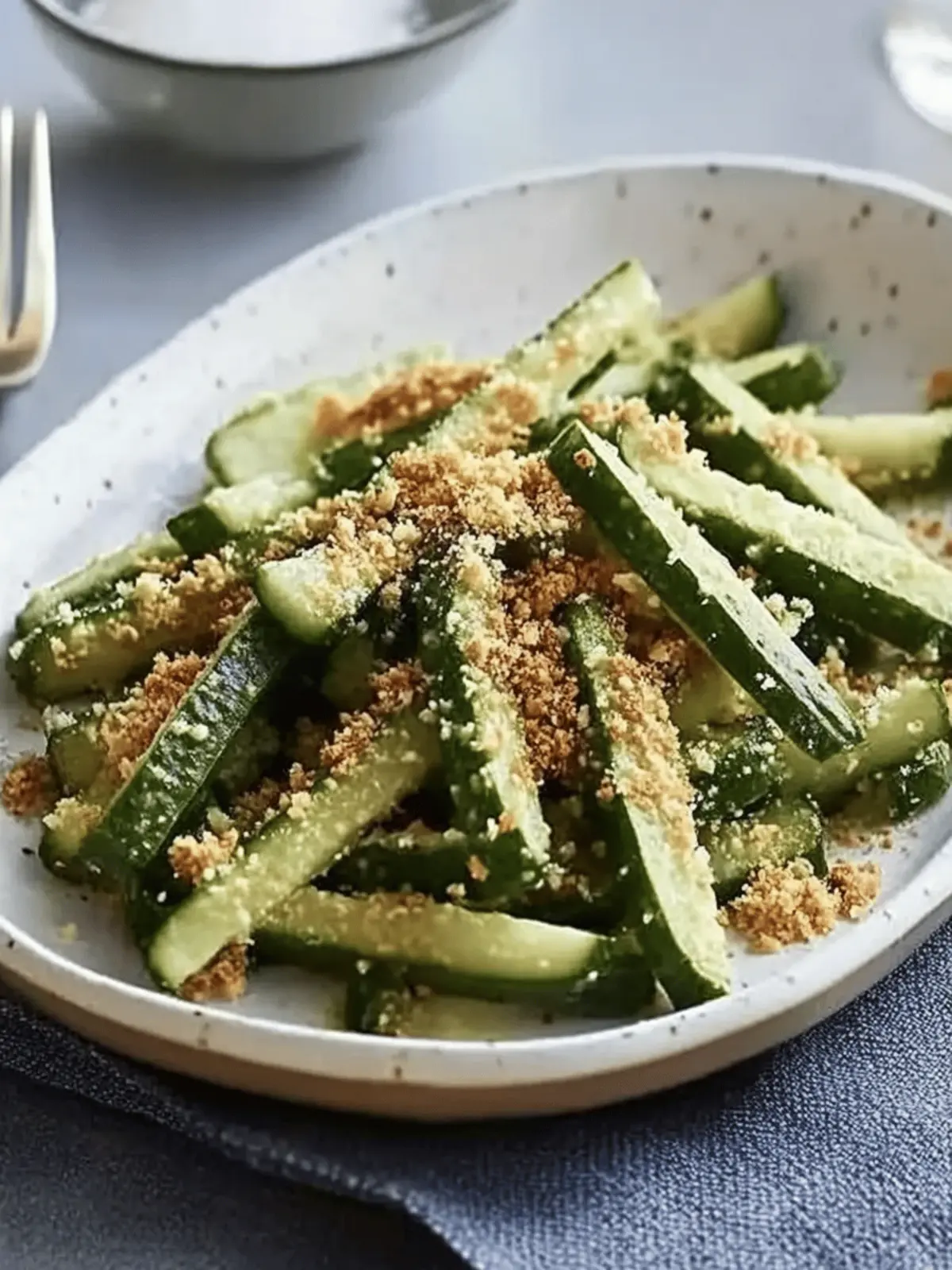 Zesty Cucumber Salad: Quick Asian Twist for Fresh Flavor 4 Cucumber salad