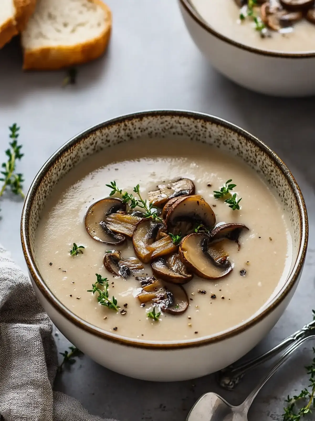 Velvety Mushroom Bisque for Cozy Nights at Home 2 Mushroom Bisque