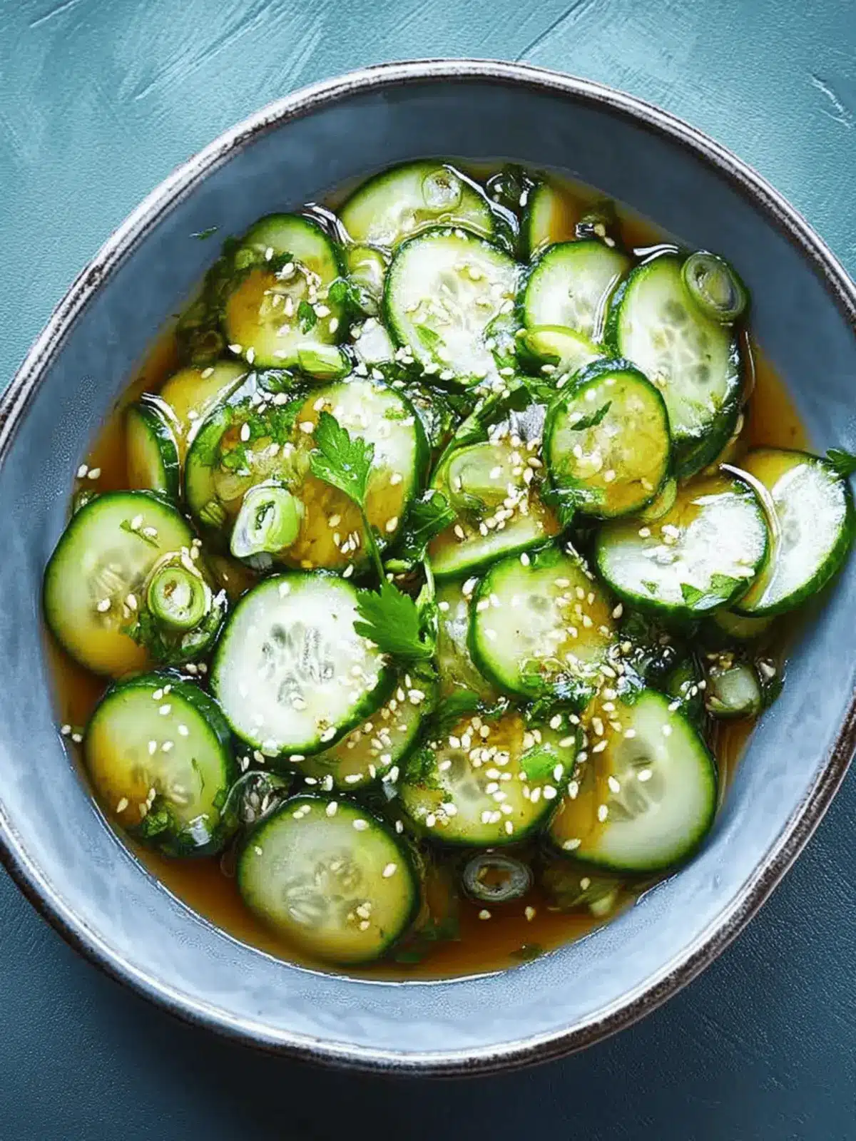 Crispy Cucumber Salad With Soy, Ginger and Garlic Delight 2 Cucumber Salad With Soy, Ginger and Garlic