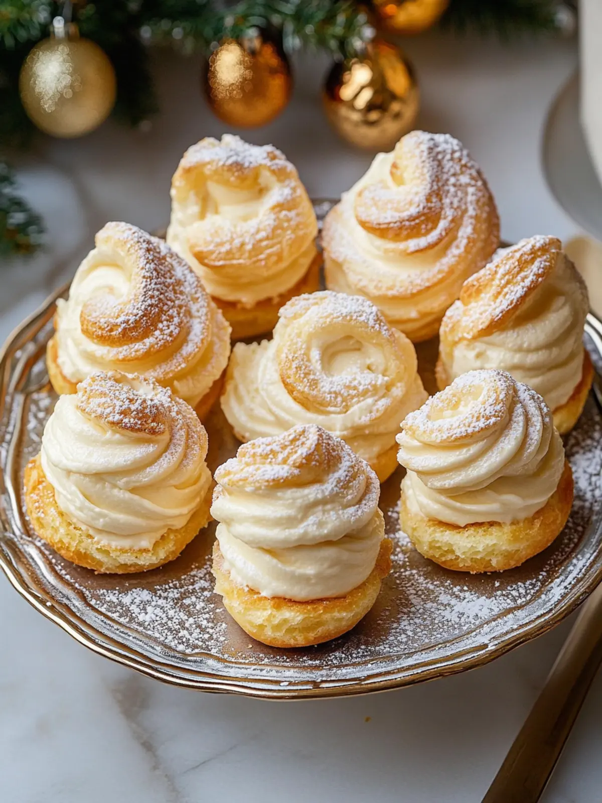 Irresistible Eggnog Cream Puffs to Brighten Your Holidays 4 Eggnog Cream Puffs