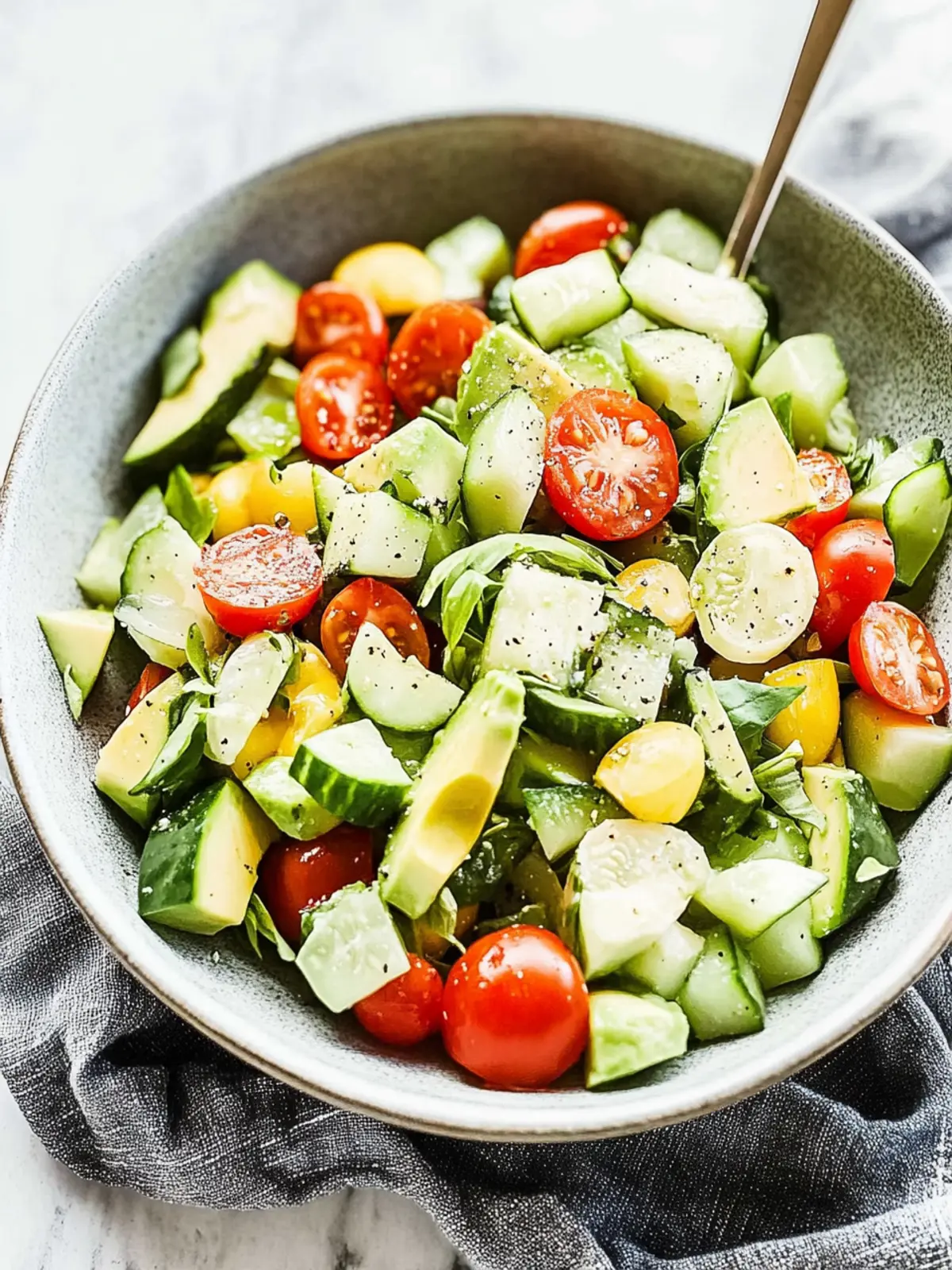 Zesty Avocado Salad: Fresh, Easy, and Oh-So-Delicious 3 Avocado Salad