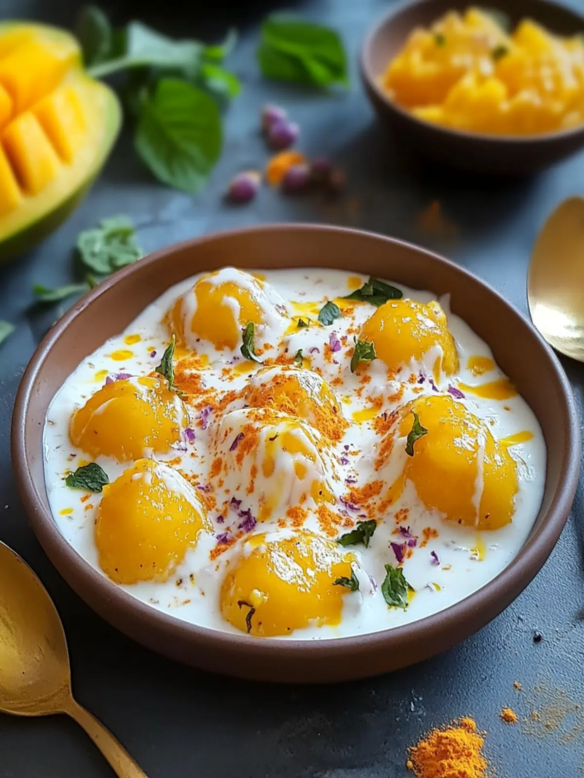 Shahi Mango Dahi Vada: A Tangy Twist to Summer Parties 3 Shahi Mango Dahi Vada