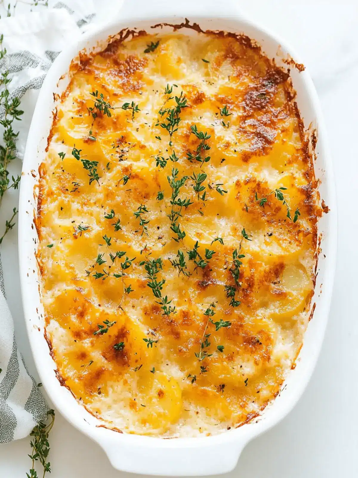 Lightened Scalloped Potato Gratin for Guilt-Free Indulgence 2 Scalloped Potato Gratin