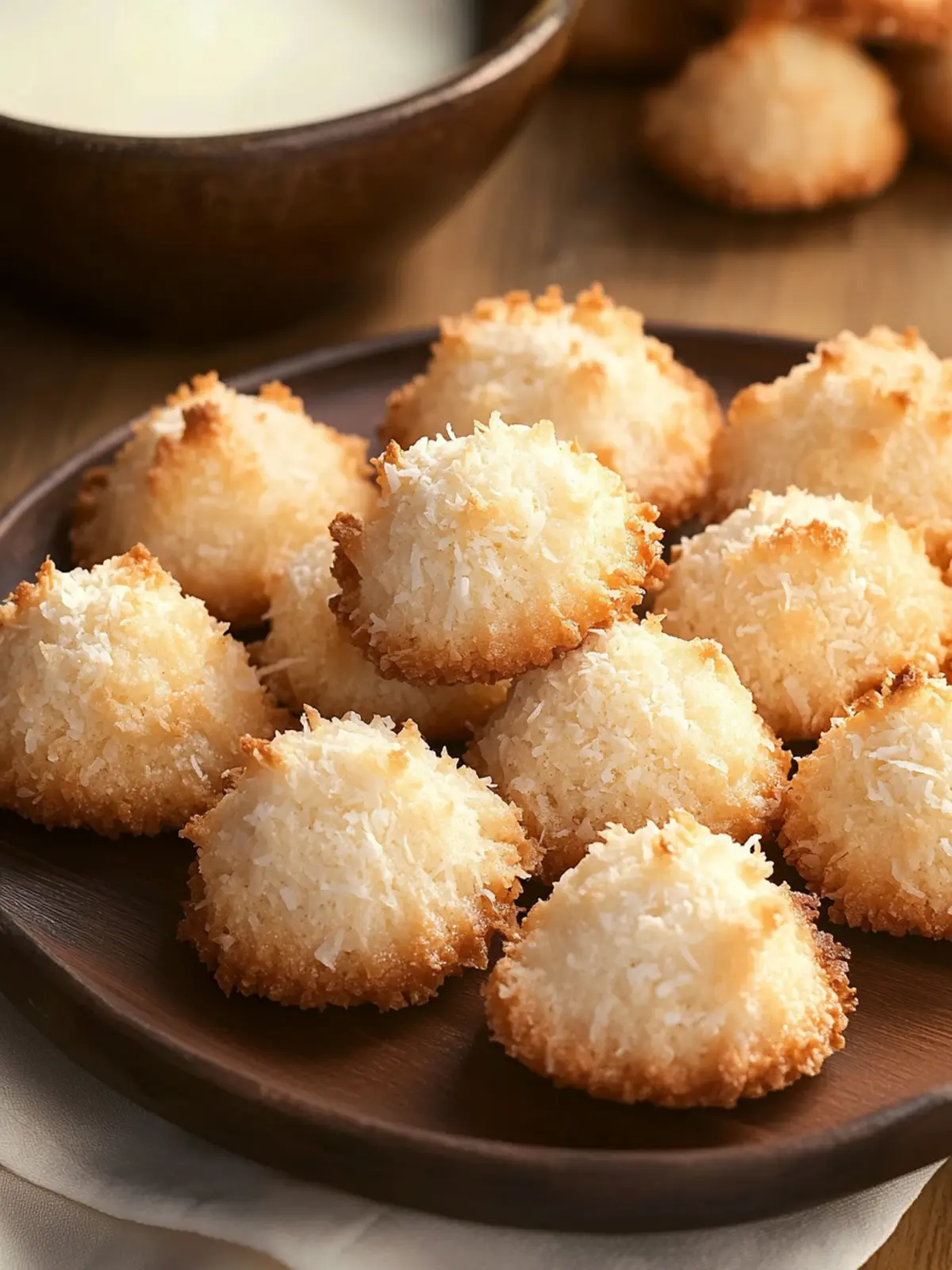 Irresistibly Chewy Coconut Macaroons for Easy Indulgence 3 Chewy Coconut Macaroons