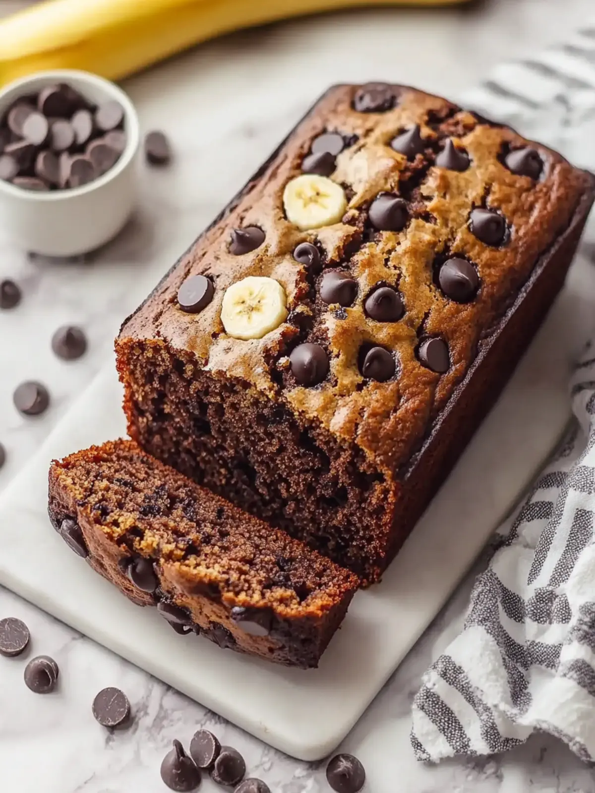 Sweet Chocolate Chip Banana Bread to Satisfy Your Cravings 4 Sweet Chocolate Chip Banana Bread