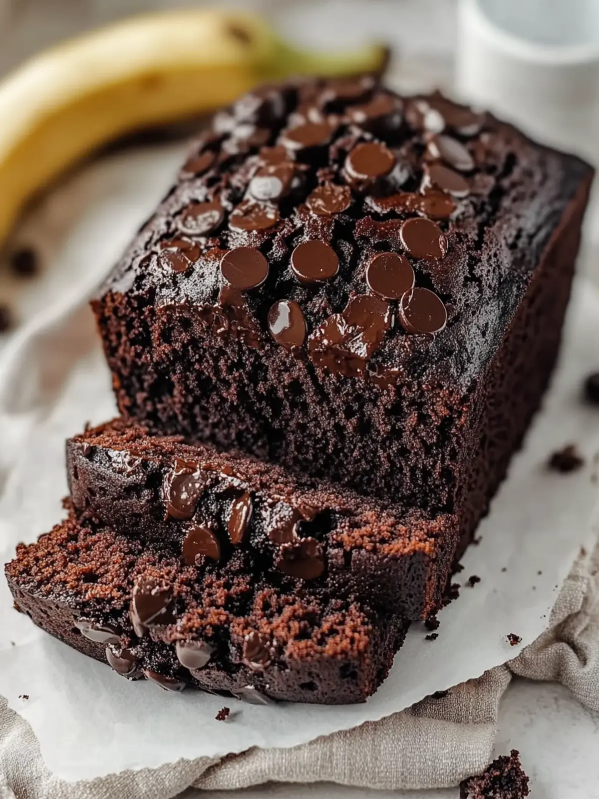 Delicious Double Chocolate Banana Bread: Moist & Irresistible! 4 Delicious Double Chocolate Banana Bread