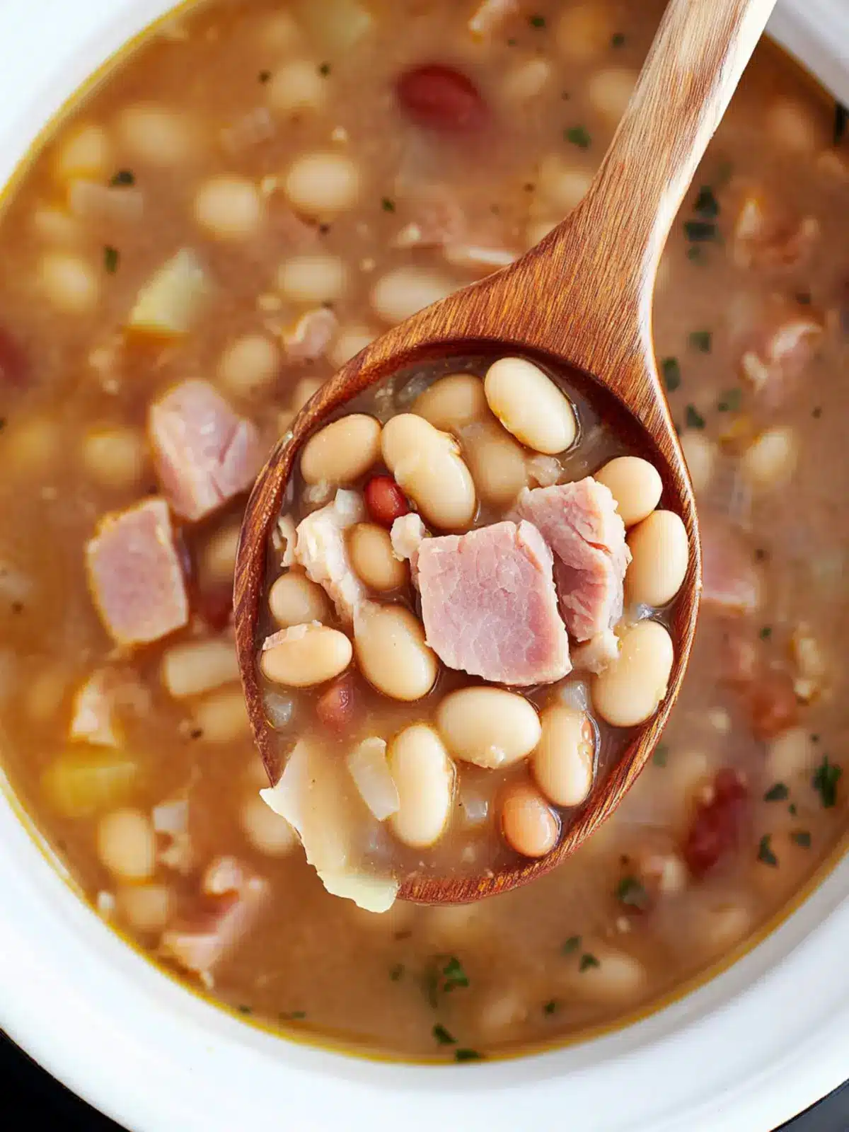 Hearty Crockpot Ham & Bean Soup for Cozy Nights In 2 Crockpot Ham & Bean Soup