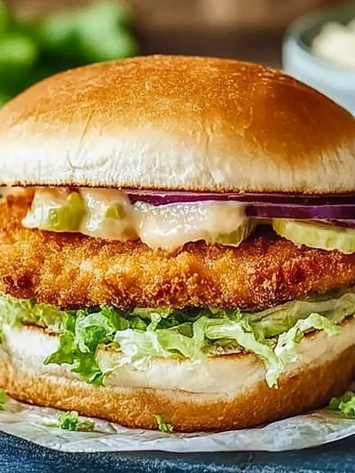 Crispy Chicken Schnitzel Burgers with Crunchy Slaw Magic 4 Chicken schnitzel burgers