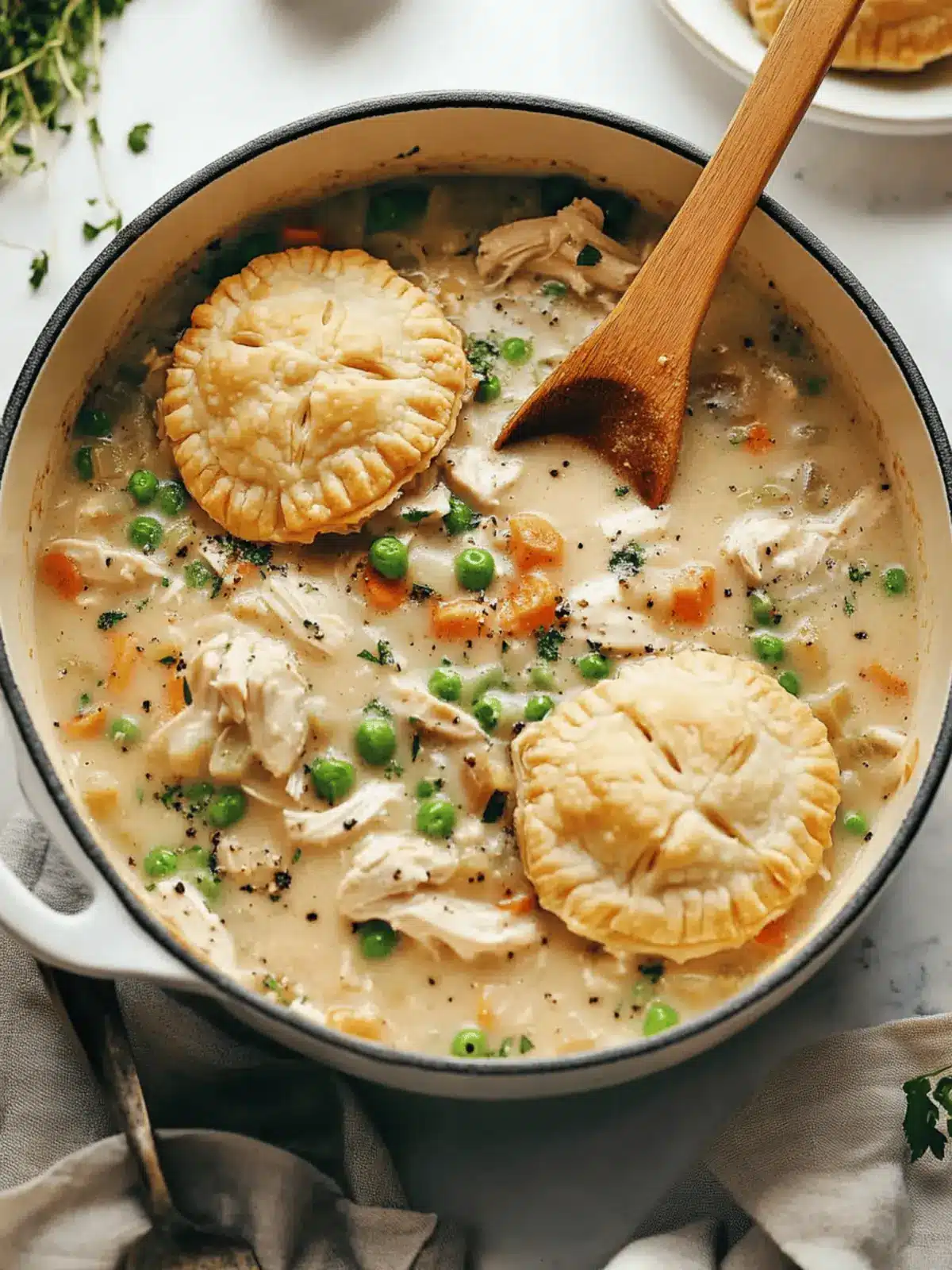 Gluten-Free Chicken Pot Pie Soup for Cozy Evenings at Home 2 Gluten-Free Chicken Pot Pie Soup