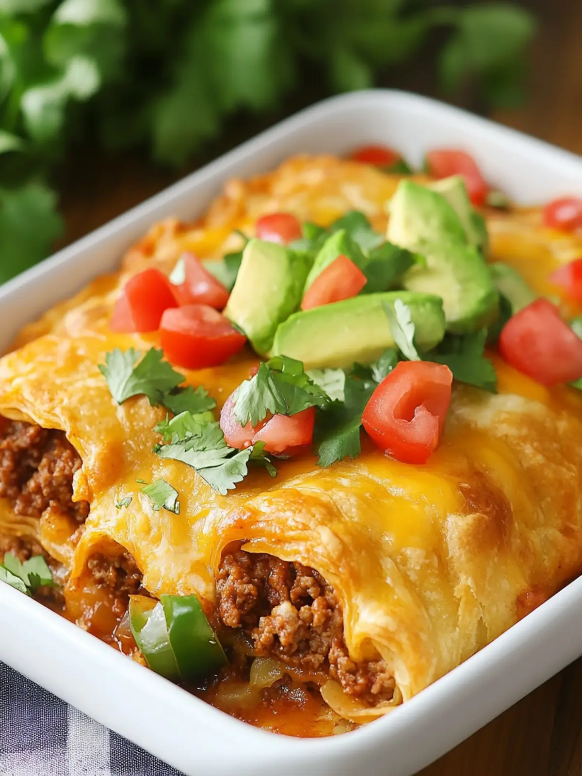 Ground Beef Crescent Roll Taco Bake: A Quick Family Favorite 2 Ground Beef Crescent Roll Taco Bake