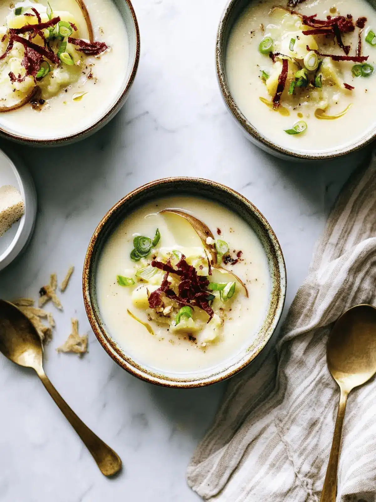 Creamy Baked Potato Soup Loaded with Flavor and Toppings 4 Baked Potato Soup