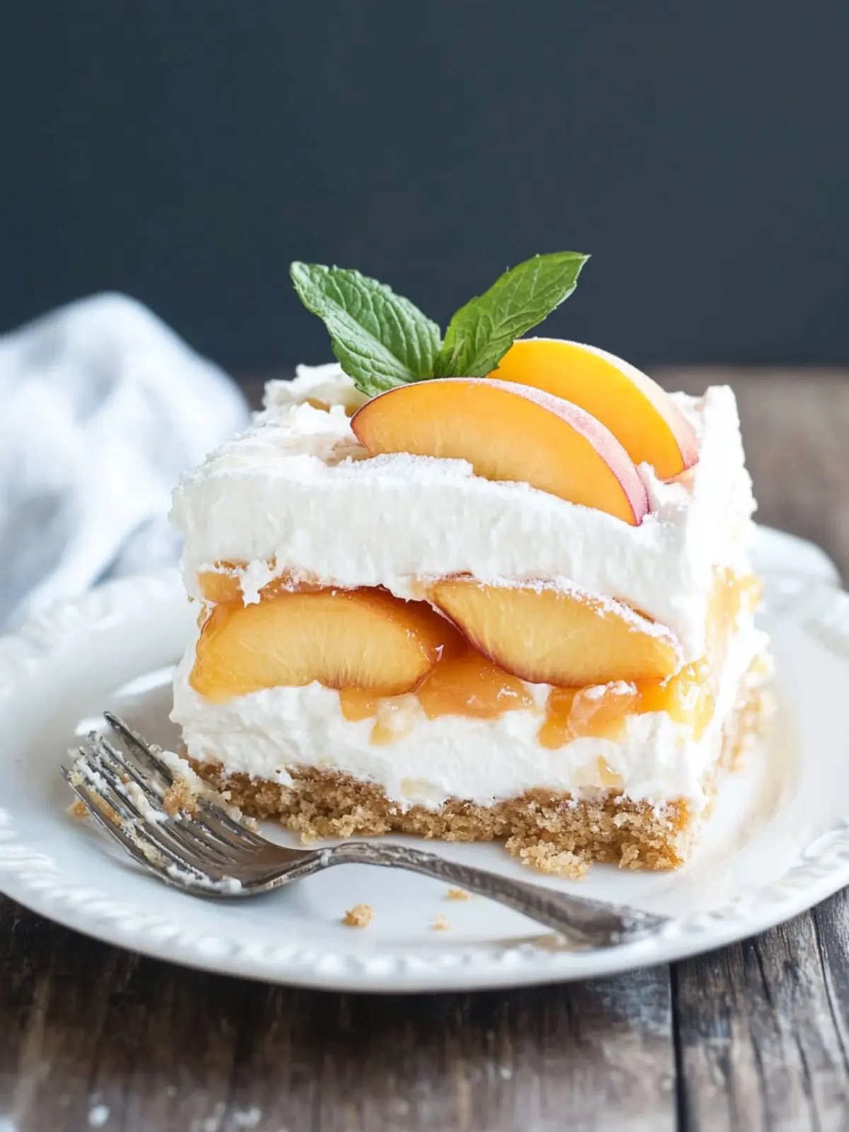 No-Bake Icebox Cake with Peach Pie Filling: Summer Bliss! 4 No-Bake Icebox Cake with Peach Pie Filling