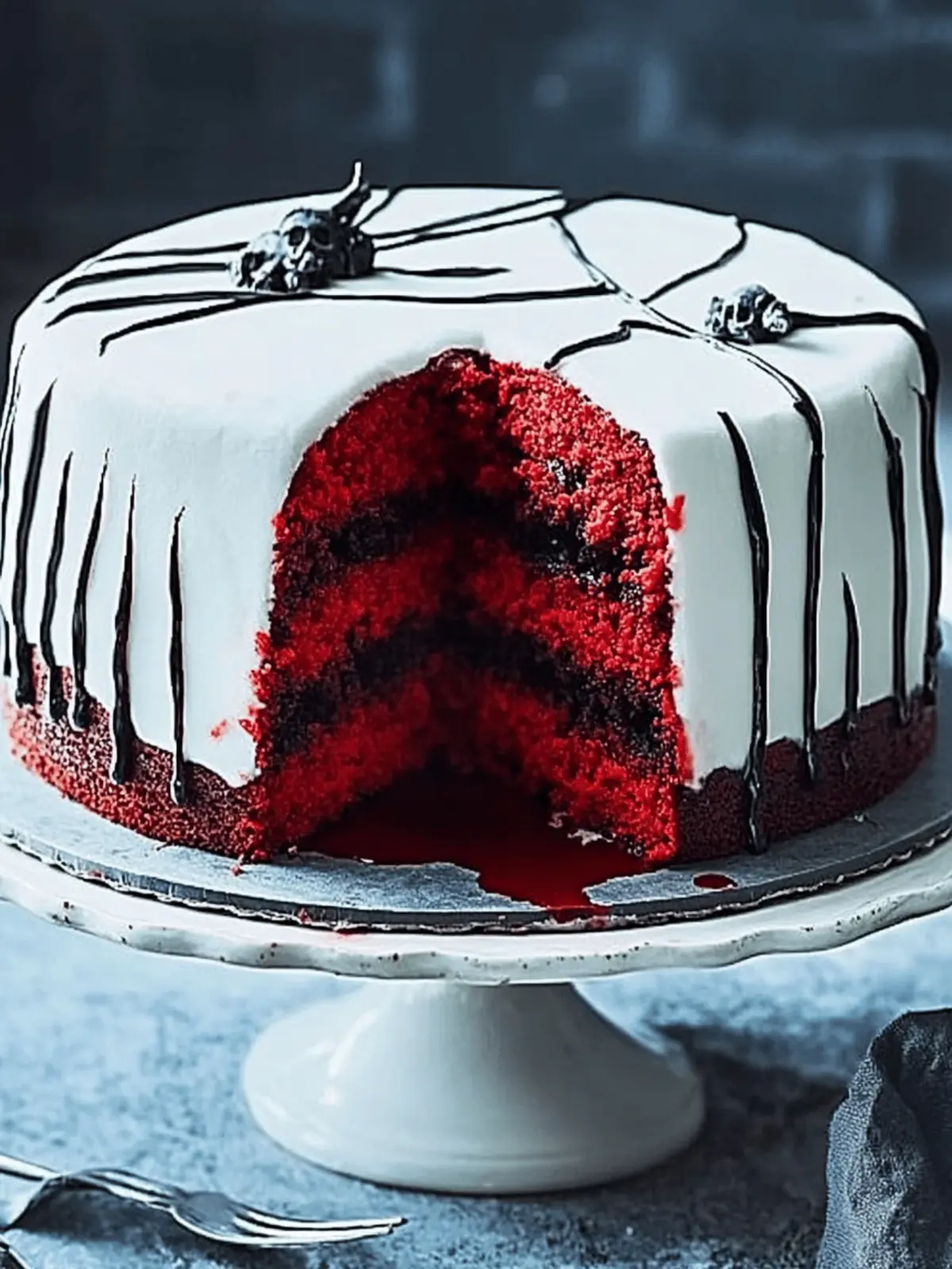 Halloween Slash Cake - A Spooktacular Treat for the Family 4 Halloween slash cake