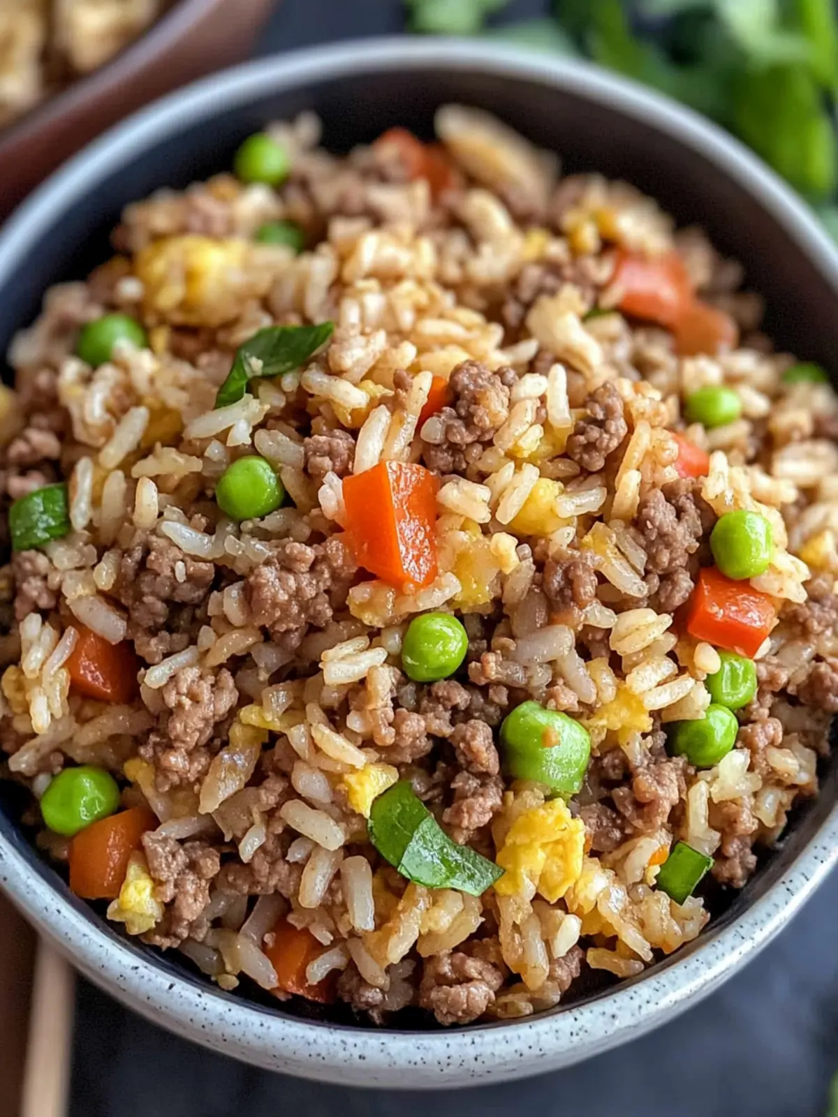 Ground Beef Fried Rice: Quick, Easy Comfort Food Delight 2 Ground Beef Fried Rice
