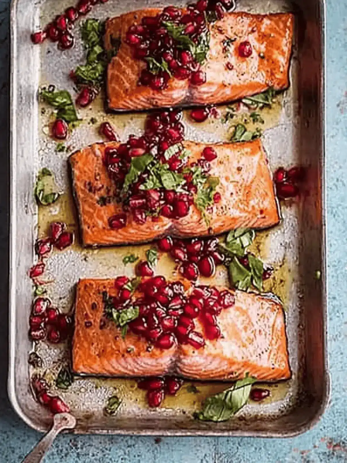 Sweet and Zesty Pomegranate Salmon You'll Love to Make 3 Pomegranate salmon