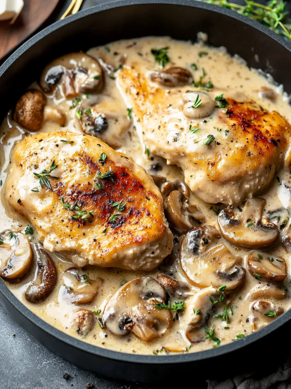 Creamy Mushroom Chicken in 30 Minutes for a Cozy Dinner 4 Creamy Mushroom Chicken