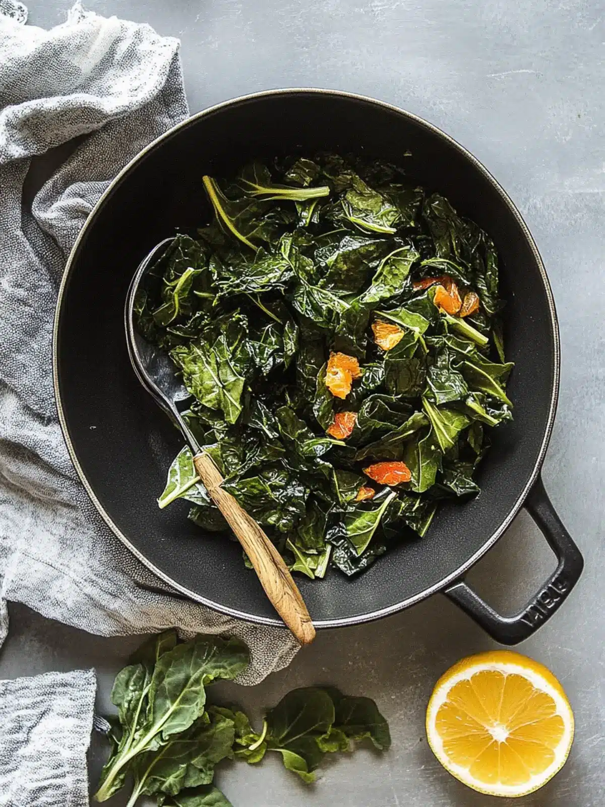 Savory Vegan Collard Greens Ready in 30 Minutes 4 Vegan Collard Greens