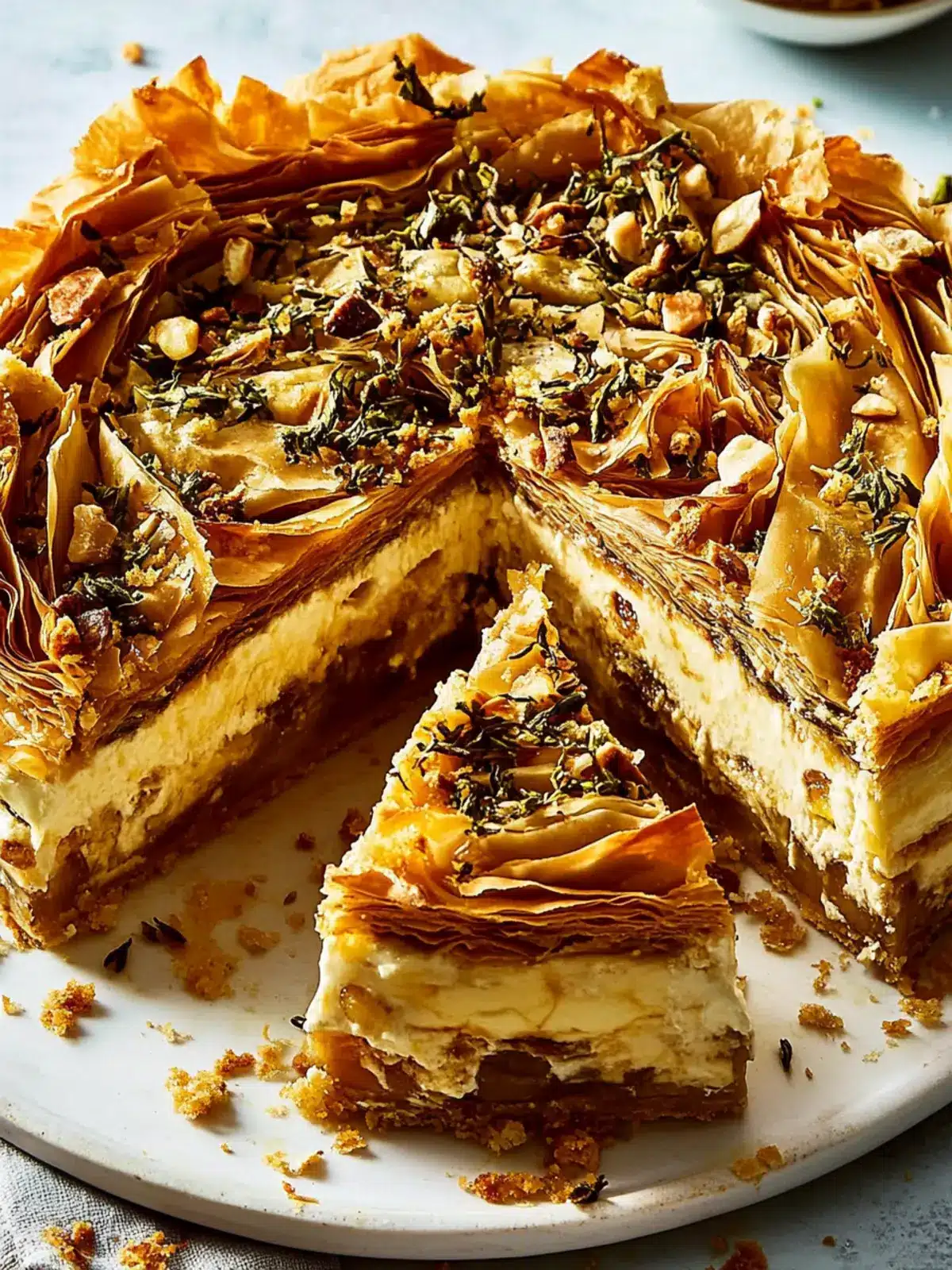 Baklava Cheesecake: A Creamy Twist on a Classic Delight 3 Baklava Cheesecake