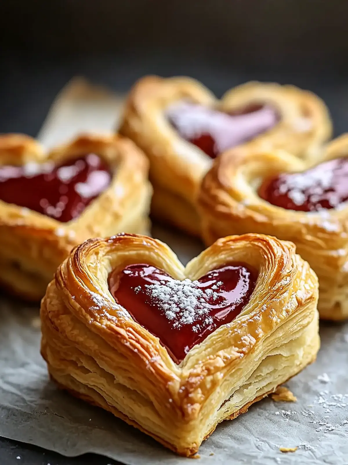 Delicious Puff Pastry Hearts for a Sweet Valentine's Surprise 2 Puff Pastry Hearts