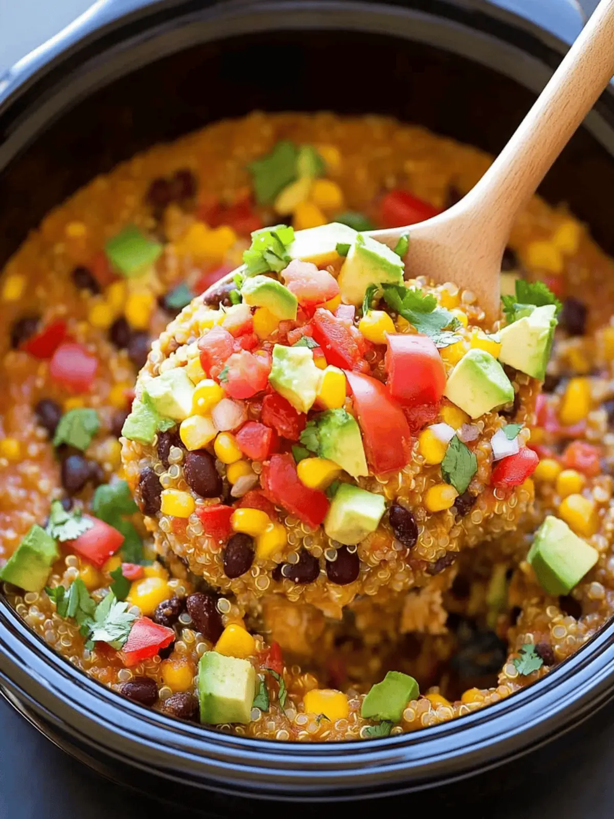 Savory Slow Cooker Enchilada Quinoa Bake for Cozy Nights 3 Slow Cooker Enchilada Quinoa Bake