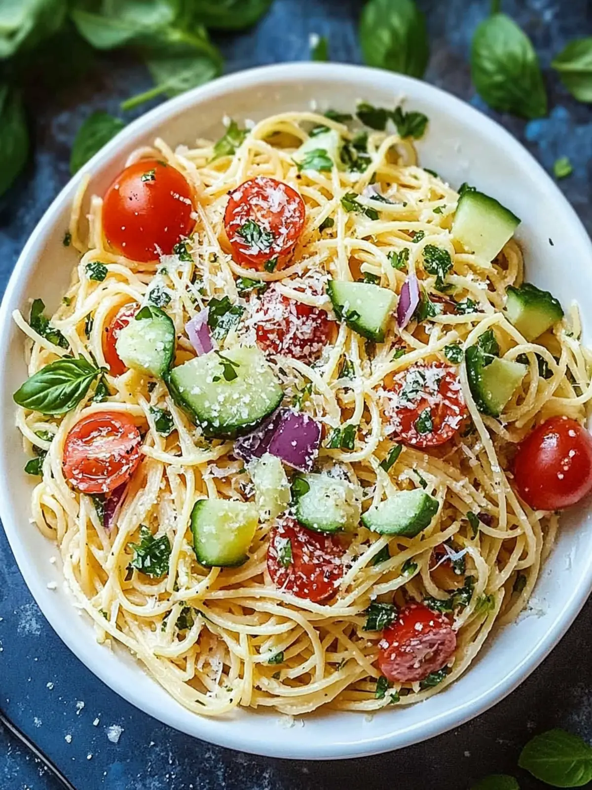 Quick Spaghetti Salad with Italian Dressing in 20 Minutes! 2 Quick Spaghetti Salad With Italian Dressing