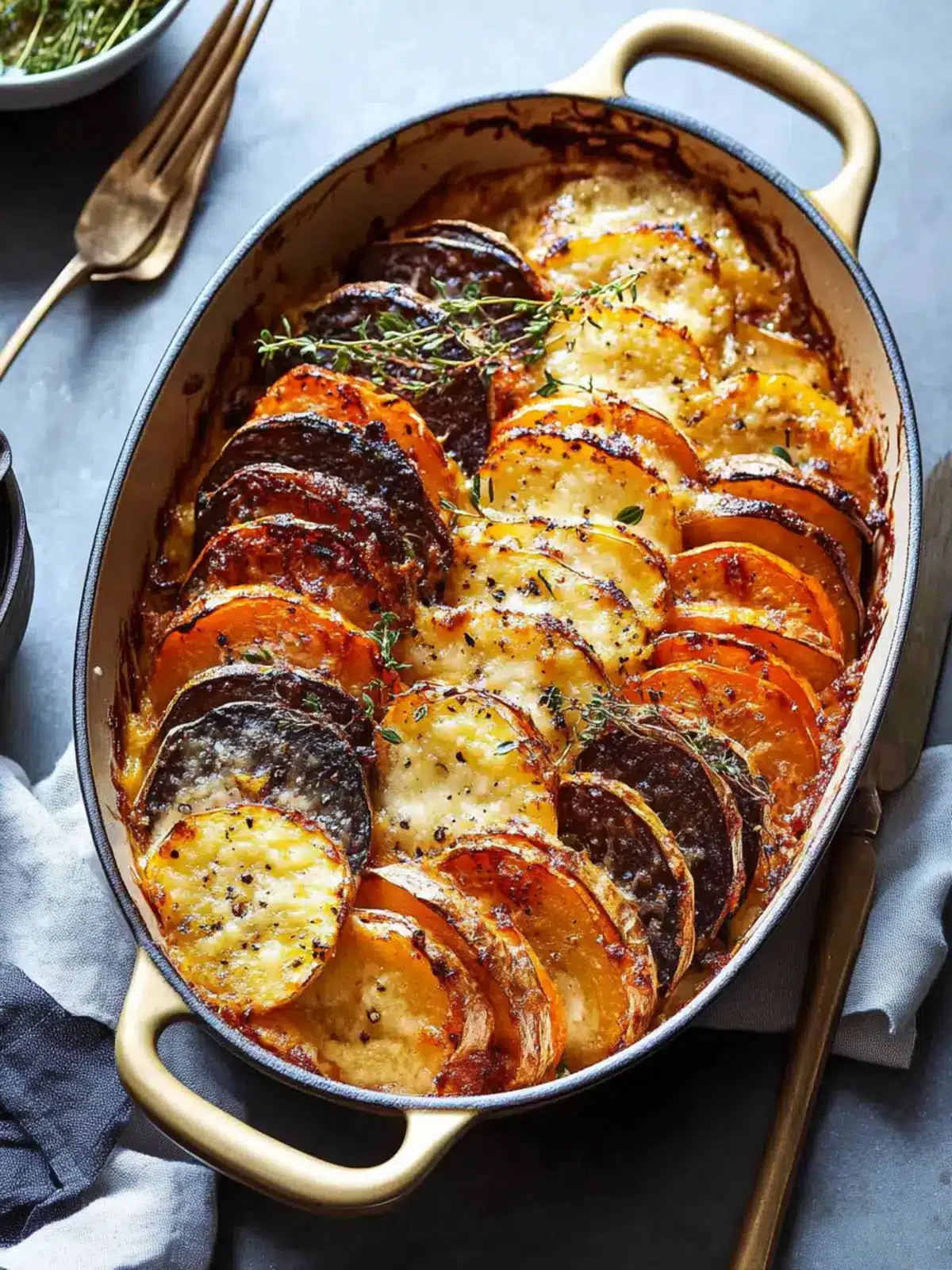 Cheesy Root Vegetable Gratin: Warmth for Your Winter Table 4 Cheesy Root Vegetable Gratin