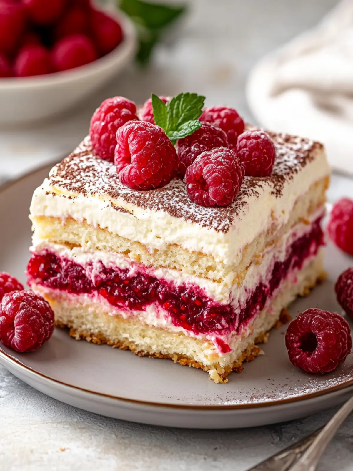 Energizing Fresh Raspberry Tiramisu for Your Next Celebration 2 Fresh Raspberry Tiramisu