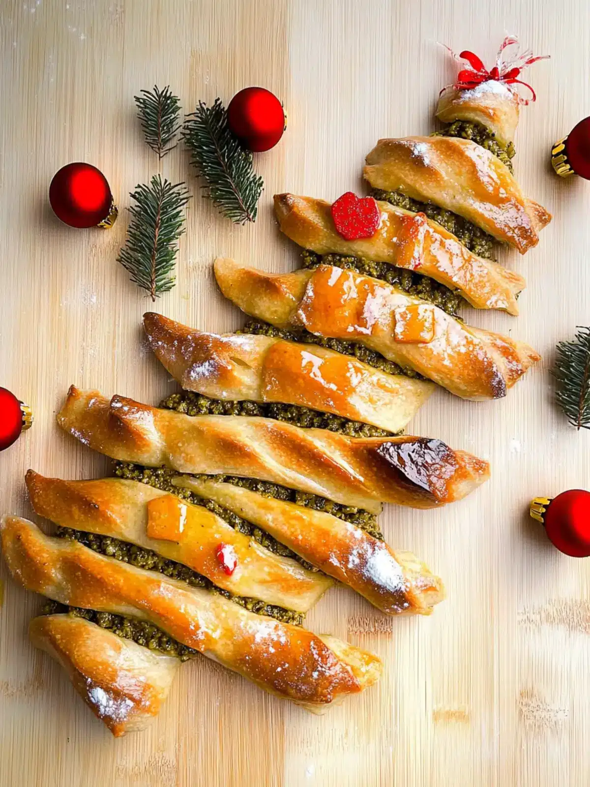 Christmas Tree Pesto Breadsticks for a Festive Flavor Boost 3 Christmas Tree Pesto Breadsticks