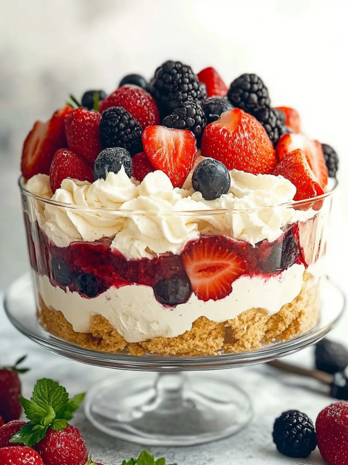 Angel Food Berry Trifle: The Ultimate No-Bake Delight 4 Angel Food Berry Trifle