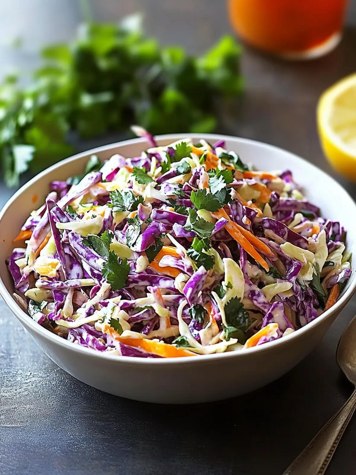 Zesty Mardi Gras Slaw: Your Vibrant Vegan Sidekick 4 Mardi Gras Slaw