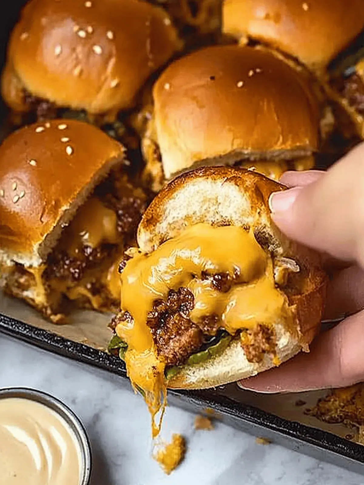 Cheeseburger Sliders: Irresistibly Easy Family Treats 2 Cheeseburger Sliders