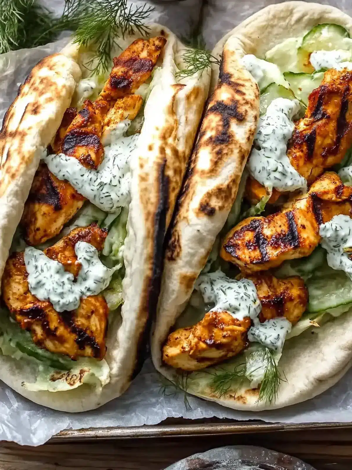 Delicious Sheet Pan Chicken Pitas with Herby Ranch Bliss 3 Sheet Pan Chicken Pitas with Herby Ranch