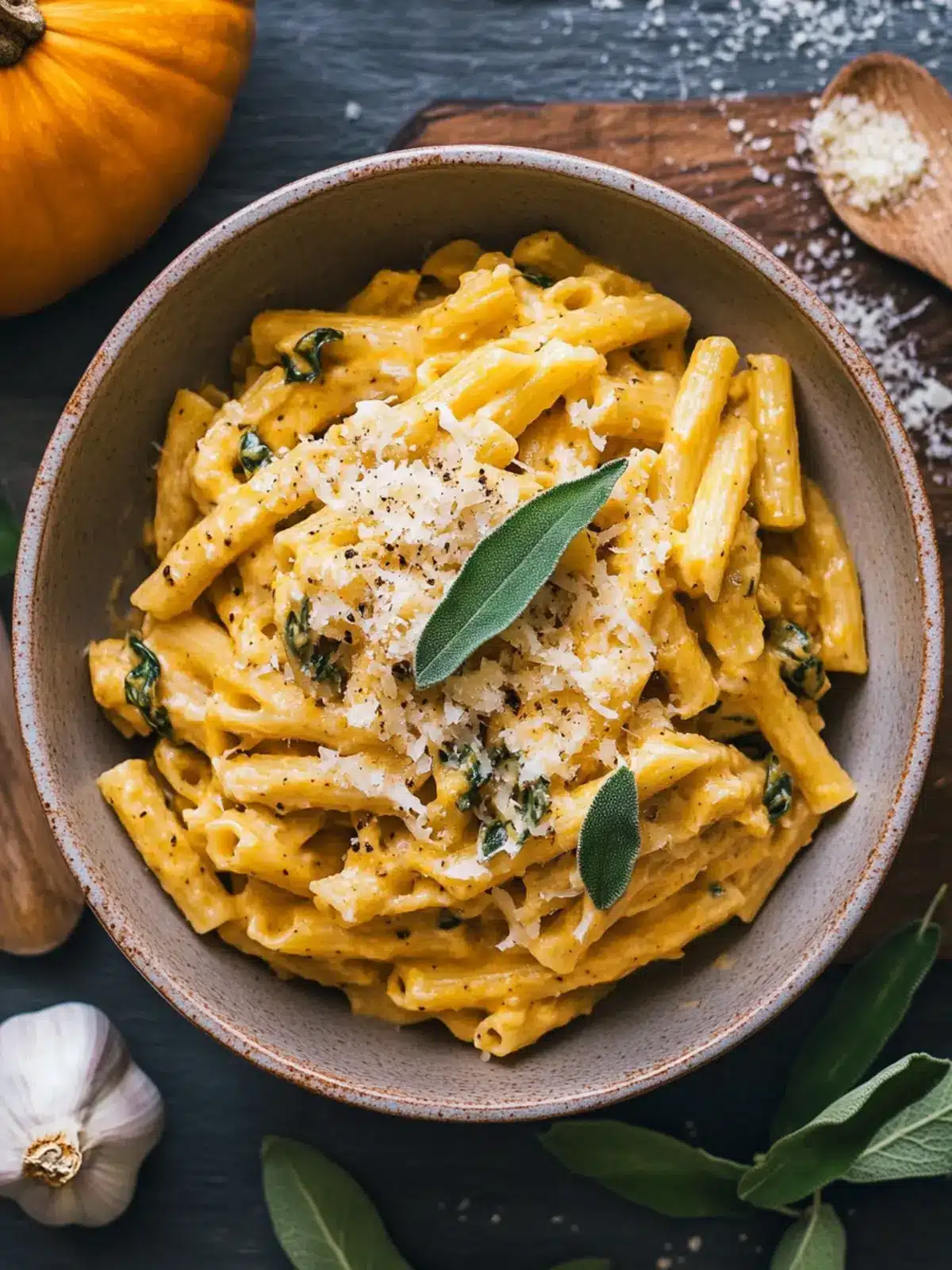 Cozy Up with Creamy Pumpkin And Sage Pasta This Fall 2 Creamy Pumpkin And Sage Pasta